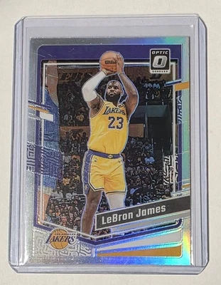 A 2023-24 Panini Donruss Optic - Silver Prizm #65 LeBron James lakers - Image 1 of 2