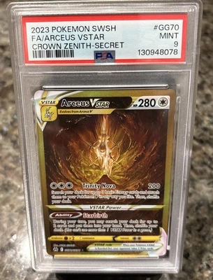 Arceus VSTAR #GG70 - Crown Zenith - PSA 9 - Pokémon TCG - Image 1 of 2