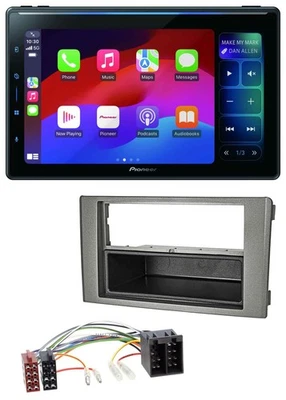 Pioneer Bluetooth DAB MP3 USB Autoradio für Iveco Daily (06-14) dunkelgrau - Bild 1 von 4