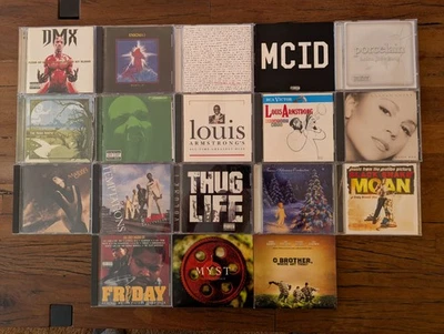 Лот из 18 различных инструментальных компакт-дисков рэп блюз R&B - Изображение 1 из 4