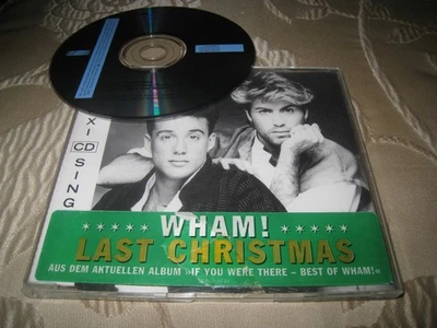 WHAM! LAST CHRISTMAS USED GEORGE MICHAEL EIGHTIES FESTIVE POP IMPORT CD SINGLE. - Изображение 1 из 3