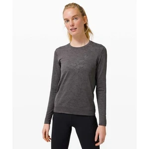 LULULEMON Breeze By Long Sleeve Lunar Grey Size 8 Casual workout - Picture 1 of 7