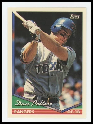 1994 Topps #441 Dan Peltier Rangers - Image 1 of 2