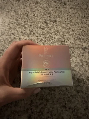 Predire Paris Argan Oil Facial Peeling Gel Vitamins E & A 1.7 FL OZ, NEW Sealed  - Image 1 of 3