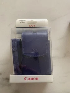 Canon IXY 210F Leder Kameratasche blau unbenutzt - Bild 1 von 3