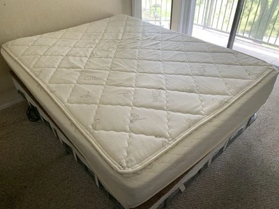 13” Latex Mattress 100% Natural Dunlop w/zipper cover, ForeverFoundations Frame* - Image 1 of 4