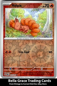 Vulpix #026/167 SV06: Twilight Masquerade Pokemon Common Reverse Holo - Bild 1 von 2