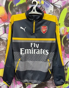 Arsenal London Football Soccer Longsleeve Jersey Training Top Puma Mens Size M - Picture 1 of 12