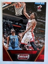 2015-16 Panini Threads Century Proof Red /99 Hassan Whiteside #22 Miami Heat