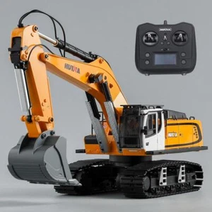 HUINA 1/14 RC Excavator 599 RTR Remote Control Digger Model With Lights Sounds - Picture 1 of 12