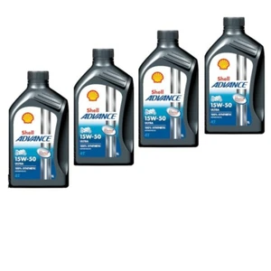 Shell Advance Ultra 4 T 15W50 SM MA2 -100% Sintetico - Nuova Formula PurePlus - Foto 1 di 1
