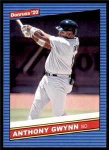 2020 Donruss Retro 1986 Variations #218 Tony Gwynn - San Diego Padres