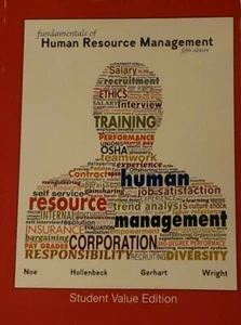 Fundamentals of Human Resource mgt By Hollenback, Gerhart, Wright Noe 5th e - Picture 1 of 1