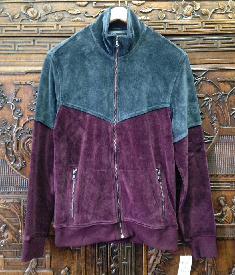 Nueva chaqueta de pista INC International Concepts para hombre brezo ónix de todos los tiempos, mediana Foto 1 de 1