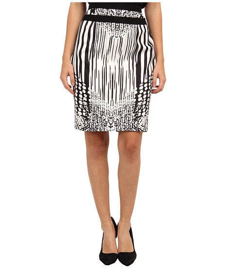 NUEVO CON ETIQUETAS Falda Rachel Roy Blanca y Negra Doble Cintura Talla 4 $248 Foto 1 de 1