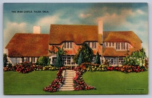 Tulsa Oklahoma The Irish Castle Postcard - Picture 1 of 2