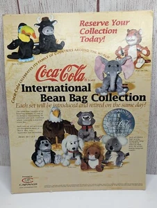 COCA COLA INTERNATIONAL BEANIES W STORE SIGN - Picture 1 of 2