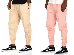 Mens Elastic Ankle and Waist Sweat Pant Jogger Track Pants - Picture 1 of 9