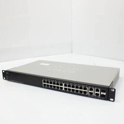 Conmutador de red Ethernet CISCO SG300-28PP-K9 V02 POE Foto 1 de 3
