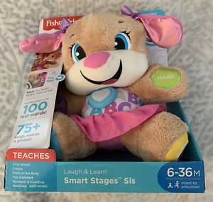 Fisher-Price Laugh & Learn Smart Stages Sis-NEW in Factory Sealed Box 6-36 Month