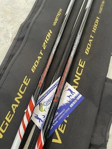 SHIMANO VENGEANCE AX BOAT TELE 1.80 MT E 2.10 MT 150 GR ⭐️COPPIA DI CANNE ⭐️ - Foto 1 di 5