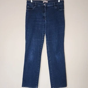 Brax Feel Good Carola Jeans Size 10S Feminine Fit Tapered Leg - Picture 1 of 12