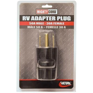 Valterra Mighty Cord 50AM-30AF RV Trailer Camper Adapter Plug A10-5030AVP NEW - Picture 1 of 1