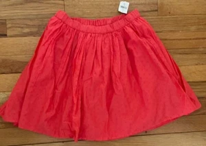 NWT Gap GapKids Red with Red Polka Dot Pleated Flippy Flare Skater Skirt XL 12 - Picture 1 of 2