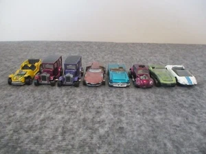 HOT WHEELS REDLINE CARS(8) CLASSIC 31 FORD WOODY CORVETTE TURBOFIRE ICE-T+-1960s - Picture 1 of 24
