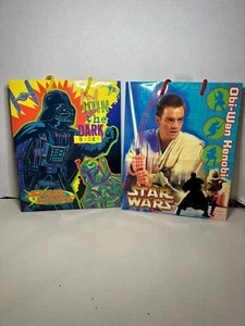 Star Wars Episode 1 The Phantom Menace Gift bags Set of 2 new - Picture 1 of 2