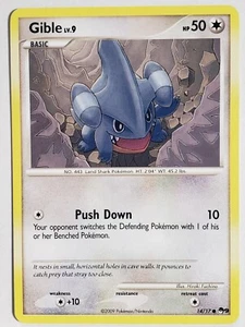 PROMOCIÓN Gible 14/17 VLP - 2009 POP SERIE 9 Tarjeta Pokémon - Arte Hiroki Fuchino - Imagen 1 de 3