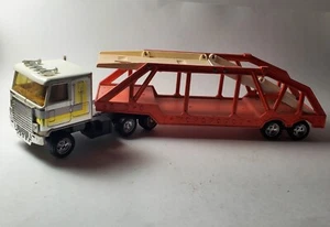 Ertl Car Hauler Pressed Steel Truck Car Carrier Auto Hauler Tractor Trailer - Picture 1 of 11