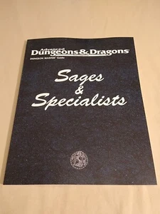 Dungeons and Dragons Reprint of DMGR8 Sages & Specialists 2nd Edition - Bild 1 von 11