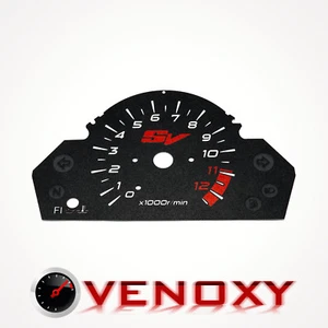Suzuki SV 650 SV 2003-2009 Aftermarket Instrument Cluster Black Gauge Faces - Picture 1 of 1