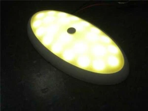 NEW White RV, Trailer, Camper LED Interior Ceiling Dome Light 12V! Push Button - Bild 1 von 10