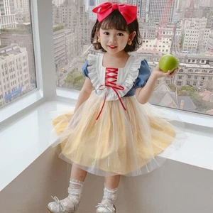 Snow White Dress For 5-6 Years Old Girl Princess Custom Birthday Party - Picture 1 of 4