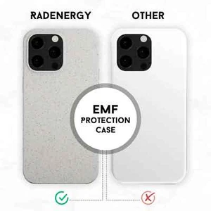 RadEnergy EMF Protection Anti-Radiation Silicone Shungite Cover iPhone 12/12 pro - Picture 1 of 9