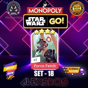 FORCE FETCH - ⭐️4 MONO_POLY_MO_-GO 4 STARS STICKERS CARDS ⚡️ FAST SEND ⚡️ - Picture 1 of 2