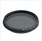 72mm Adjustable Fader ND Lens Filter ND2 to ND400 ND4 ND8 ND100 For Canon Nikon