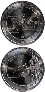 DEUTSCHLAND/GERMANY € 2 Euro 2025 (J) UNC '35 Jahre Deutsche Einheit' - Picture 1 of 1