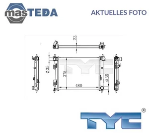 717-0001 KÜHLER WASSERKÜHLER MOTORKÜHLER TYC NEU OE QUALITÄT - Picture 1 of 5