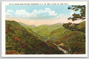 Postkarte Blue Ridge Mountains Western North Carolina NC WB - Bild 1 von 2