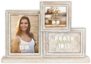 ZEP Galerie-Bilderrahmen Rosel 3Q 10x10, 10x15 und 13x18 cm (37x26,5 cm) Natur - Bild 1 von 5