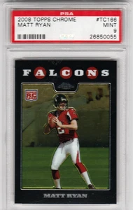 2008 Topps Chrome #TC166 Matt Ryan Rookie RC PSA 9 Mint - Picture 1 of 2