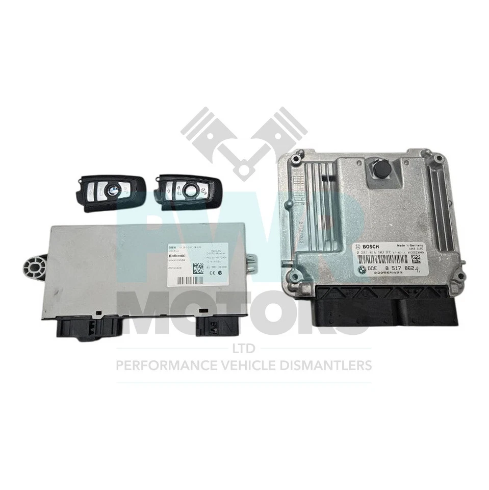 BMW 5 Series F10 F11 ECU Kit CAS4 With Keys N47 D20 C 2.0 Diesel 8517862 - Image 1 of 4
