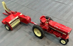 Vintage IH International Harvester Tractor + Baler, Complete with Chute! - Picture 1 of 9