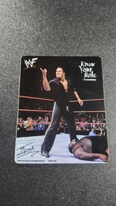 1999 Wwf The Rock Know Your Roll Vending Machine Sticker - Picture 1 of 2
