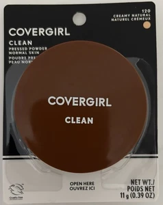 Covergirl Clean Pressed Powder 120 Creamy Natural Original Talc - Picture 1 of 4
