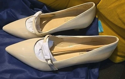 LifeStride Madelyn Tacón Ancho Talla 8.5 Beige Foto 1 de 4