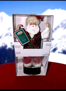 Vintage Rockin Around the Christmas Tree Animated Musical Dancing Santa Claus - Picture 1 of 3